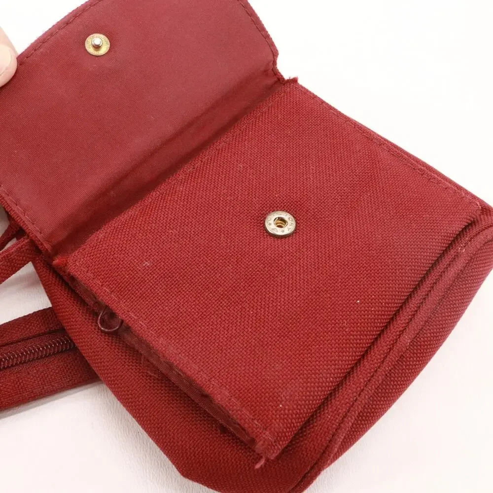 Vtg Roger Gimbel Sling Pack Backpack Handbag S Rust Canvas Suede Organizer Bag